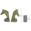 Design Toscano Equestrian Elegance Horse Cast Iron Sculptural Bookend Pair SP915